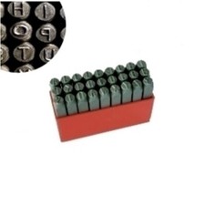 Punzoni lettere 5mm pezzi - 5mm, 27