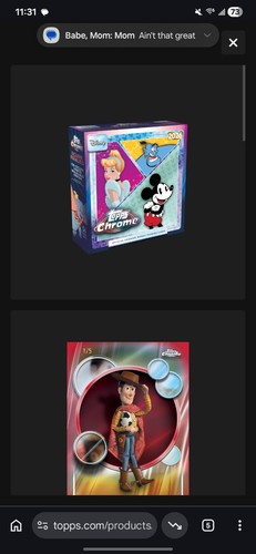 Topps chrome disney mega box - topps,
