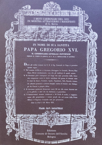 Moti carbonari del 1831 in - i,