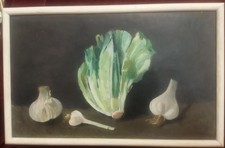 QUADRO OLIO S/TELA - FERNANDO TROSO (LECCE 1910- ROMA 1990) - 1951  NATURA MORTA