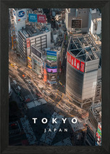 Shibuya Crossing poster arte