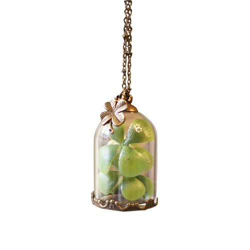 Collana vintage con fiore - vintage,