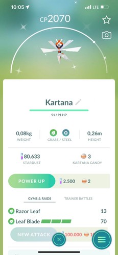 Shiny kartana p - t, c