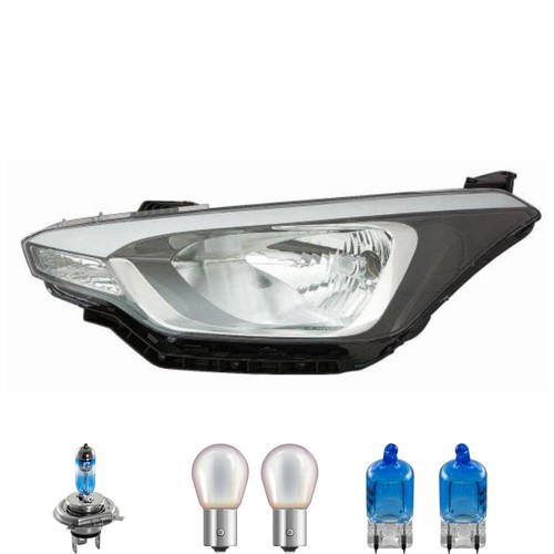 Faro sinistro nero inclusi - faro,