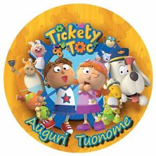 Cialda TICKETY TOC cartoonito Decorazione Torta Ostia o Zucchero