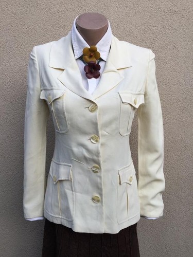 Giacca donna blumarine bianca - giacca,