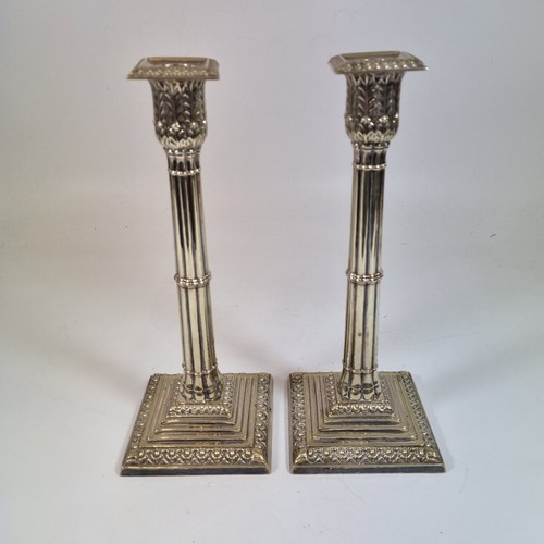 Antica coppia candelabri