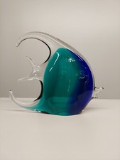 Nason&C Murano Italia anni '70 Grande scultura Vetro Pesce