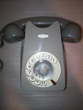 Telefono sip vintage anni 60 70 80 bigrigio da muro italtel siemens funzionante