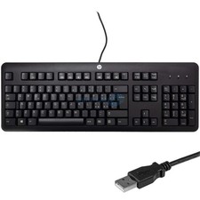 TASTIERA PC HP KB57211 USB LAYOUT ITA 104 TASTI KEYBOARD PROFESSIONAL ORIGINALE