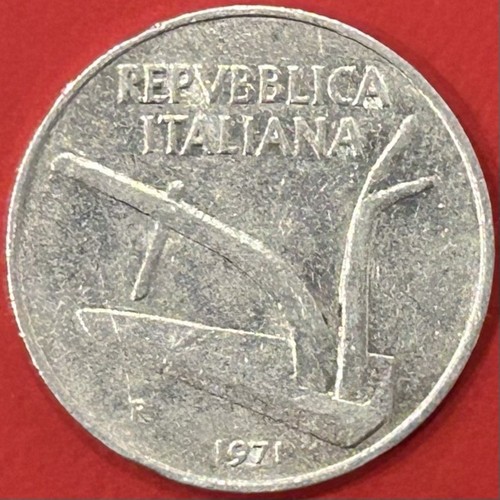 Moneta lire 1971 spighe - 10,