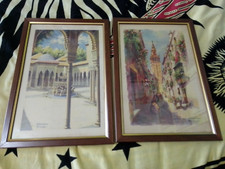 Due quadri classici con cornici in arte povera, prezzo affare! Occasione unica!!