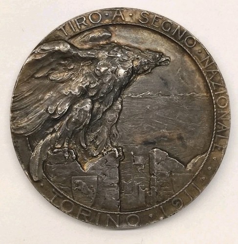 Medaglia tiro segno - a, torino