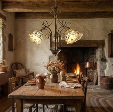 LAMPADARIO IN CERAMICA