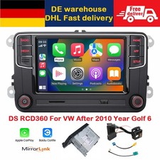 DS RCD360 RCD330 autoradio tedesca stereo carplay per after 2010 VW Golf Passat