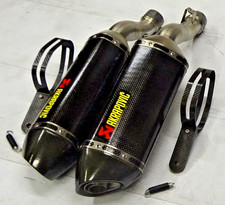KAWASAKI Z1000 SX Z1000 Z1000SX AKRAPOVIC SILENZIATORE TERMINALE DI SCARICO CARBONIO