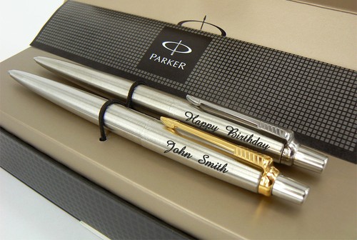 Personalised engraved parker - engraved,