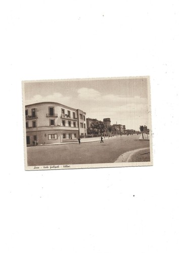 Lecce cartolina anni 30 - lecce,