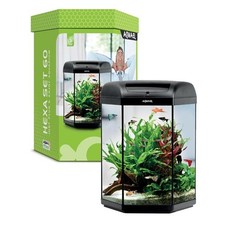 Acquario esagonale Aquael Hexa Set 60 lt 41X41x60 cm h completo di accessori