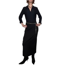 VTG Morticia Addams Style Maxi