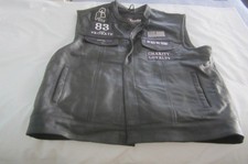 Gilet in pelle GOLEATHER nero