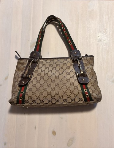 Gucci pelham grommet borsa - gg,