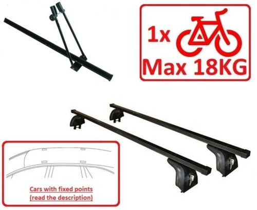 Set portapacchi porta - porta, bici