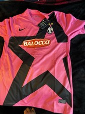 Maglia Nike Juventus Rosa e Nera Stella 2011/12 Secondo Kit Taglia M Nuova Con Etichetta