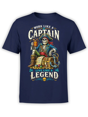 Maglietta capitano pirata - capitano,