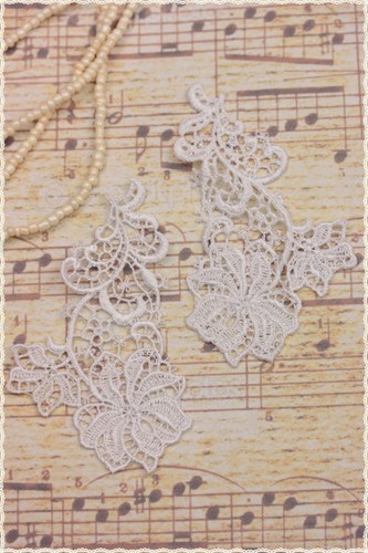 Coppia pizzo macramè - , per
