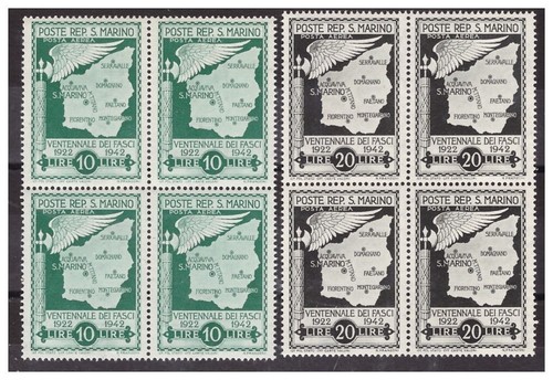San marino 1943 ventennale - -,