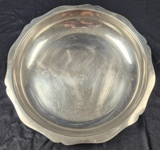 Ancien plat Christofle rond en