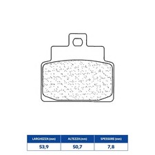 PASTIGLIE FRENO CL BRAKES 3064MSC per APRILIA Habana Custom 125 1999-2002