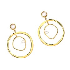  Orecchini Perla Moda Donna