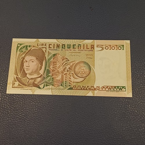 Banconota 5000 lire messina - banconota,