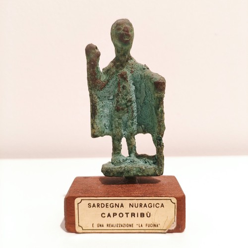 Bronzetto sardo nuragico capo - bronzetto,