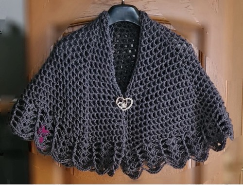 Mantellina della nonna grigio - della, nonna,grigio