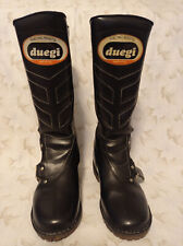 Stivali DUEGI per Moto da Cross Fuoristrada Enduro Quad misura 37 neri vintage