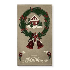 Christmas kitchen towel clouds - christmas,