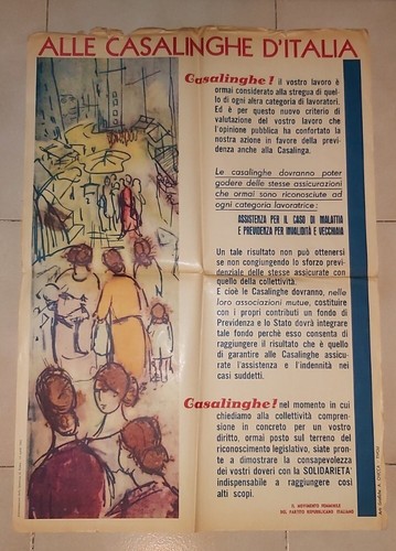Raro manifesto elettorale - raro,