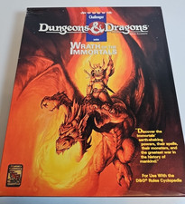 TSR Dungeons and Dragons L'IRA DEGLI IMMORTALI cofanetto completo