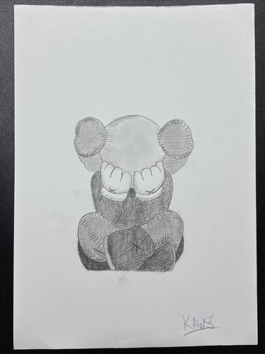 Kaws disegno vecchia carta - vecchia,