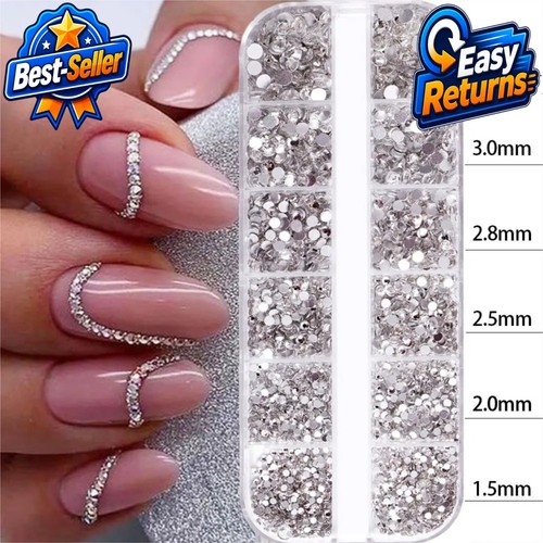 2400pz strass per unghie - per,