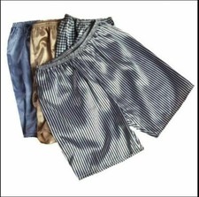 Men's Satin Shorts Wide