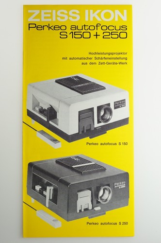 Brochure proiettore zeiss ikon - brochure,