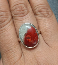 Anello ovale in argento