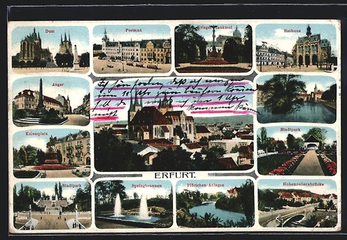 Erfurt duomo stadtpark - duomo,,