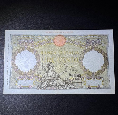 100 lire guerriera 1941 - 100,