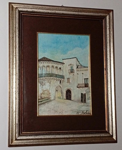 Dipinto olio tela 1980 - tela, ca
