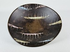 Piatto Scultoreo Ceramica Modernista West Germany Centrotavola Design 1960